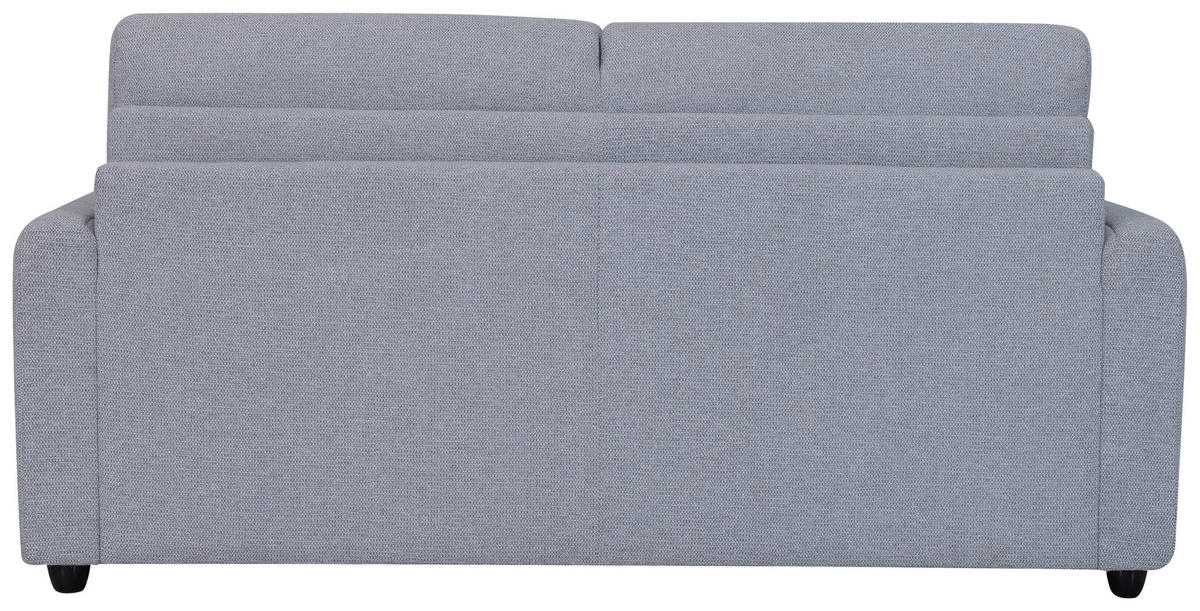 SCHLAFSOFA Webstoff Grau  - Schwarz/Grau, KONVENTIONELL, Kunststoff/Textil (191/90/100cm) - Livetastic