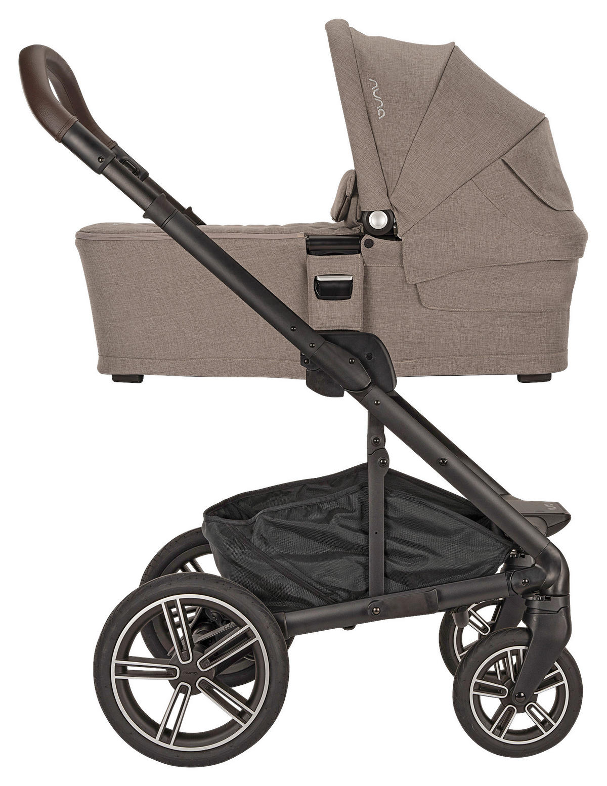 KINDERWAGENSET  MIXX NEXT  CEDAR  - Graubraun/Schwarz, Basics, Kunststoff/Textil (60/110/82cm) - Nuna