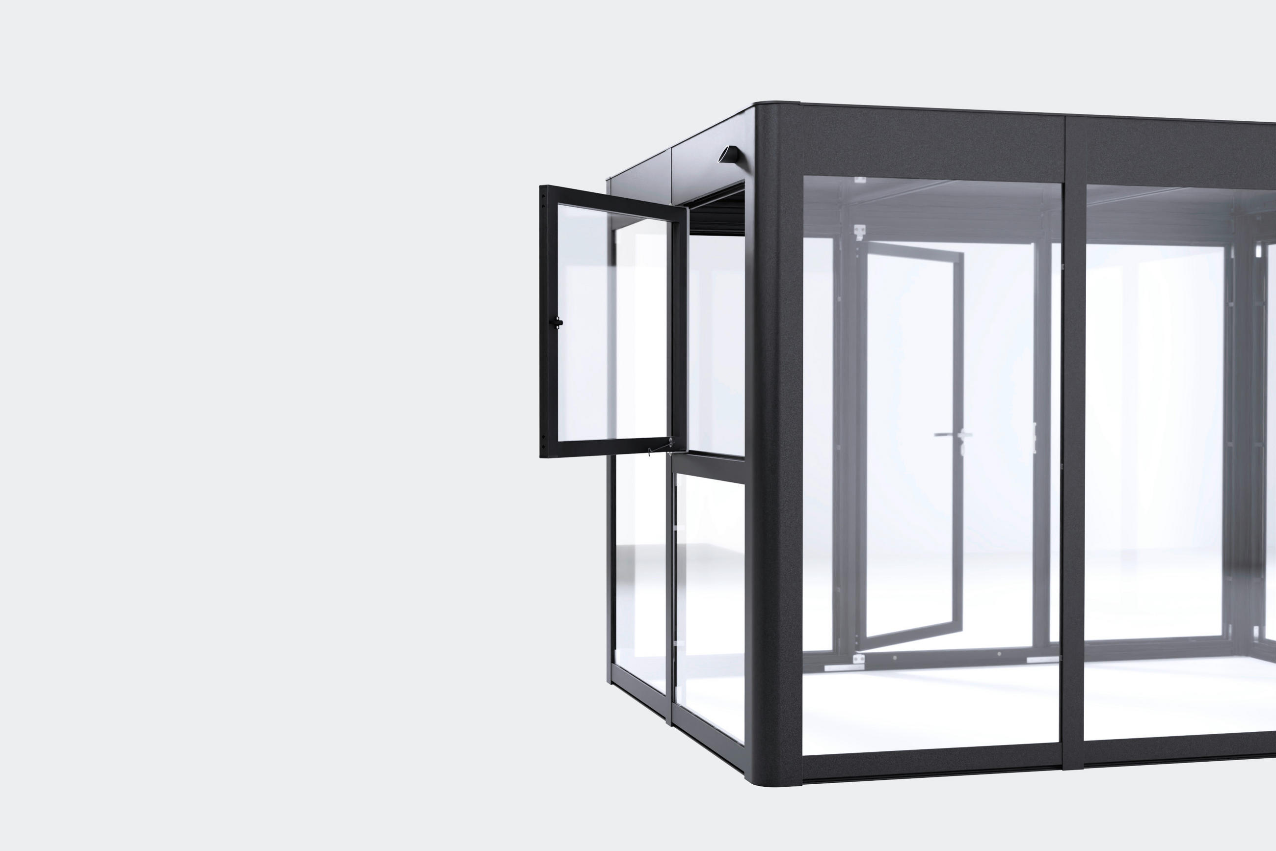 FENSTER - Anthrazit, Basics, Glas/Metall (90/95cm)