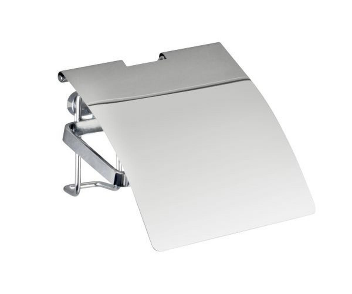 TOILETTENPAPIERHALTER - Chromfarben, Basics, Metall (12,5/13/9cm) - Wenko