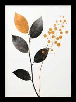 BILD Pflanzen  - Multicolor, Basics, Textil (30/40/1.5cm) - Euroart