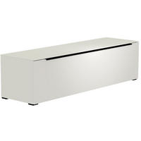 LOWBOARD  in 160/43/45 cm  - Schwarz/Weiß, Design, Glas/Holzwerkstoff (160/43/45cm) - Moderano
