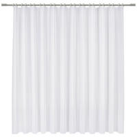 KÉSZFÜGGÖNY áttetsző  - fehér, Basics, textil (300/175cm) - Esposa