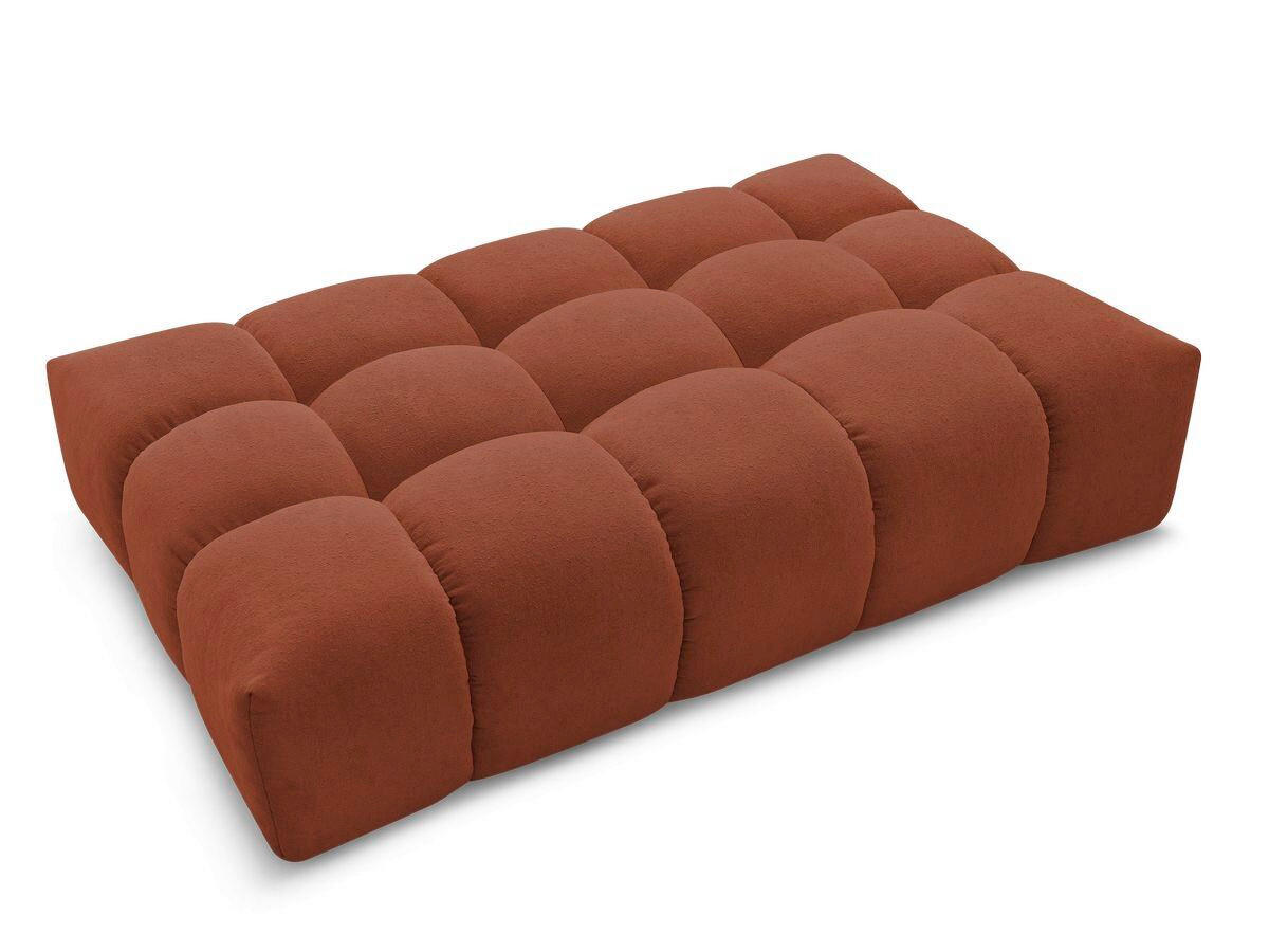HOCKER EVEREST Struktur Orange  - Schwarz/Orange, MODERN, Kunststoff/Textil (166/100/40cm)
