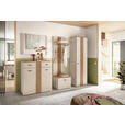 GARDEROBENSCHRANK  in 60/197/38 cm  - Kaschmir/Eichefarben, Basics, Holzwerkstoff/Kunststoff (60/197/38cm) - Xora