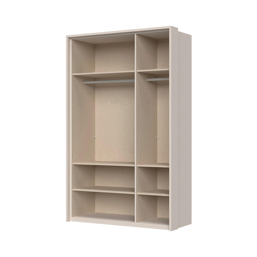 ORMAR SA KLASIČNIM VRATIMA kašmir  142/226/60 cm  - kašmir, Dizajnerski, metal/pločasti materijal (142/226/60cm)