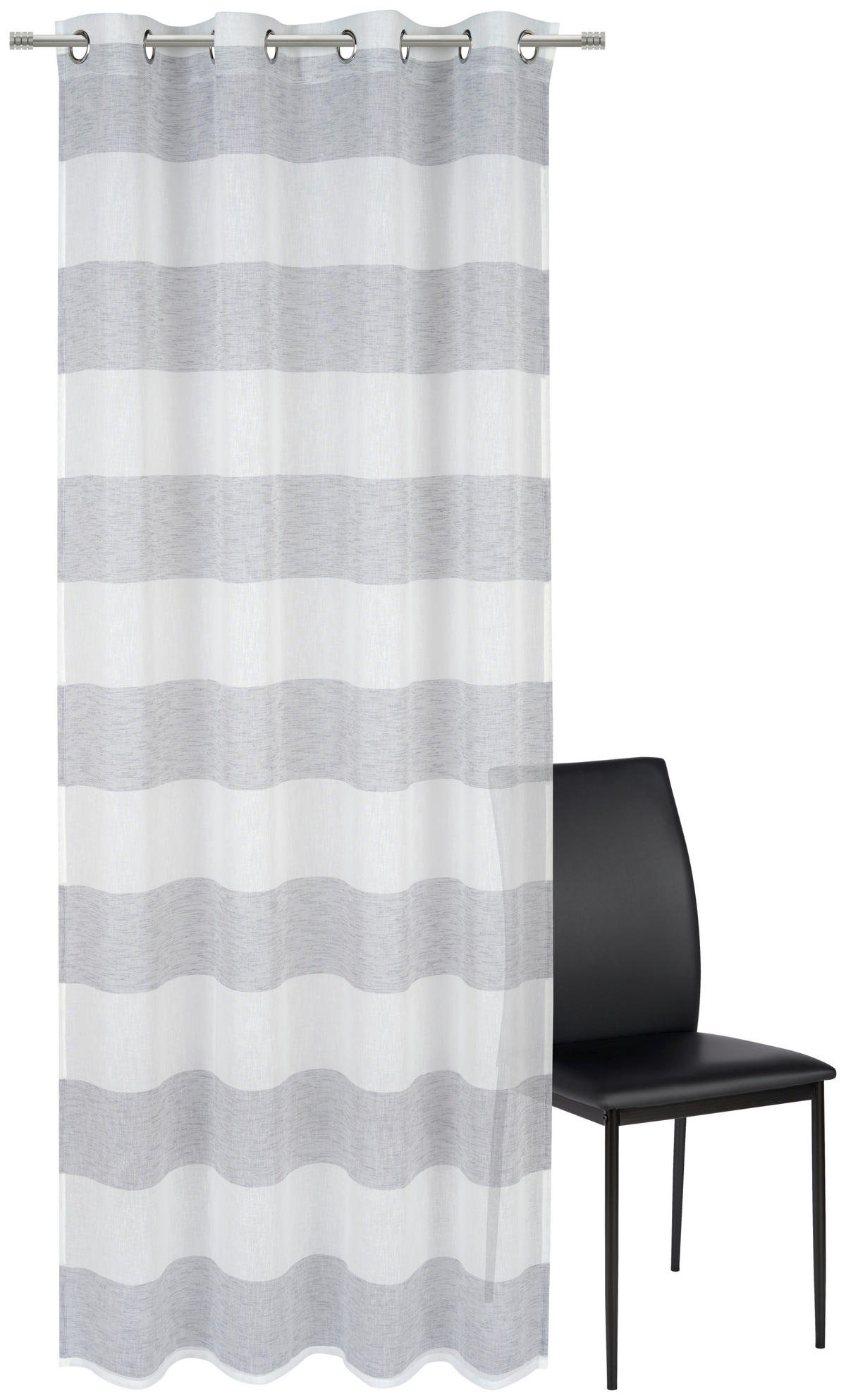 RINGLIS FÜGGÖNY részben áttetsző  - szürke, Design, textil (140/245cm) - Esposa