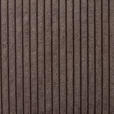 RÉCAMIERE in Cord Braun - Schwarz/Braun, Design, Kunststoff/Textil (171/71-88/93cm) - Cantus