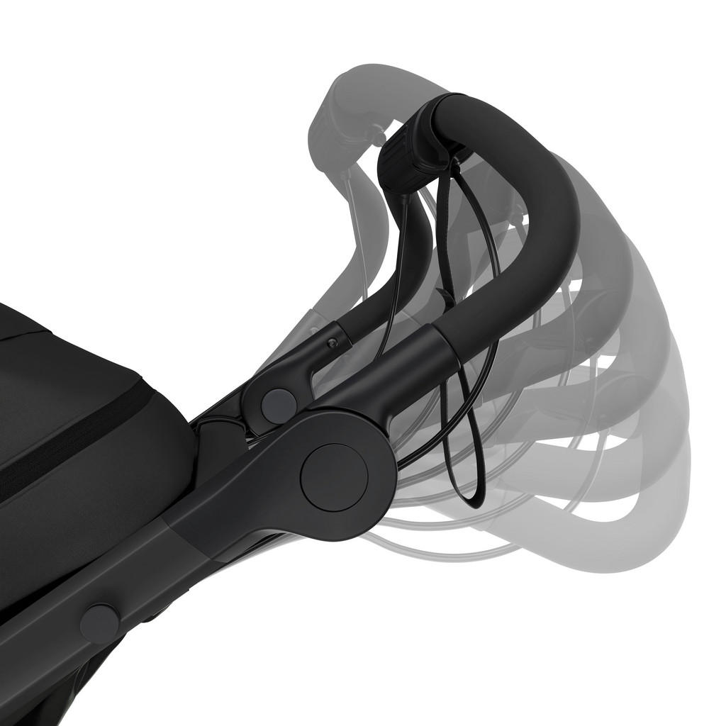 Thumbnail - Thule Jogger Urban Glide 4-Wheel, Schwarz, Textil, 35x62x91 cm, Feststellbremse, Fußstütze abklappbar, Federung, 5-Punkt...