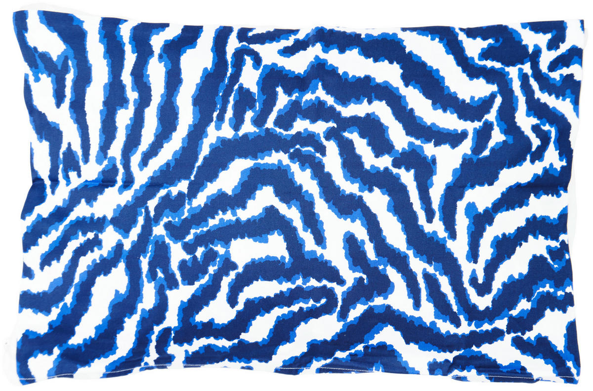 ZIERKISSEN  40/60 cm   - Blau/Weiß, Basics, Textil (40/60cm) - Novel