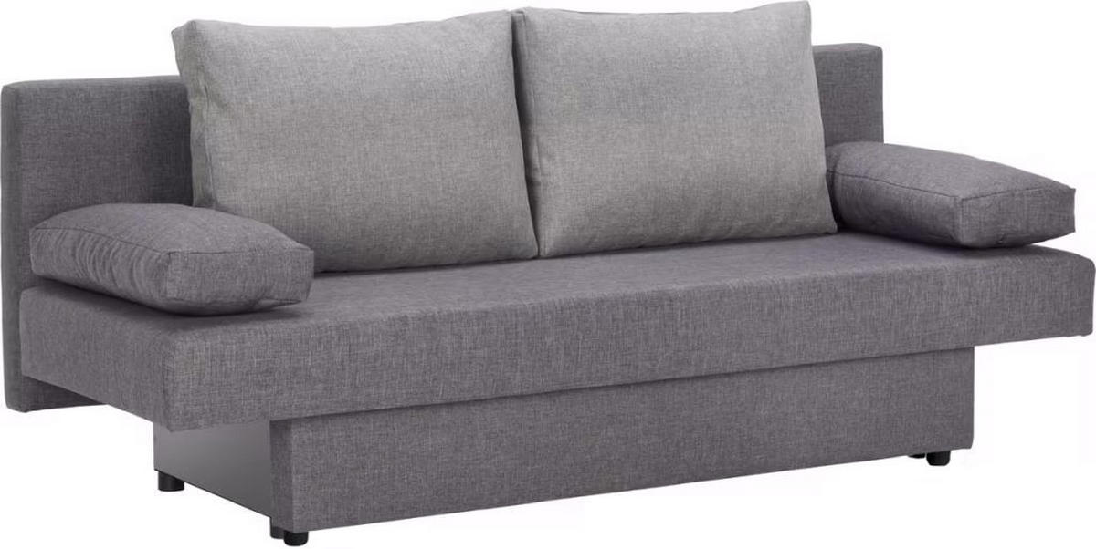 TROSJED NA RAZVLAČENJE tekstil  siva, tamno siva    - siva/tamno siva, Design, tekstil/plastika (190/80/90cm) - Carryhome