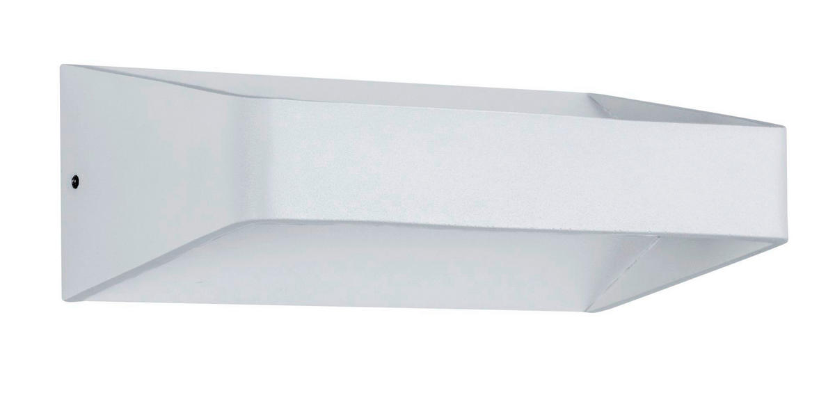 WANDLEUCHTE 10/7 cm   - Weiß, Design, Metall (10/7cm) - Paulmann