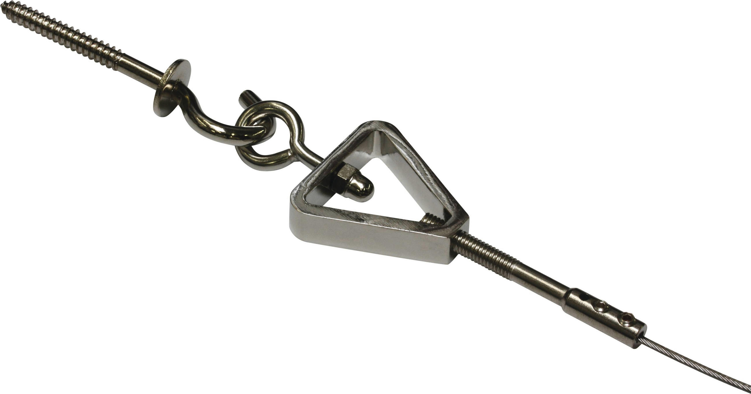 SET SAJLE ZA ZAVJESU metal - boje kroma, Basics, metal (500cm) - Gardinia