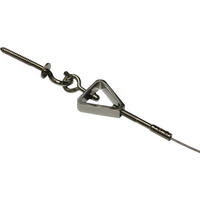 SET SAJLE ZA ZAVJESU metal - boje kroma, Basics, metal (500cm) - Gardinia