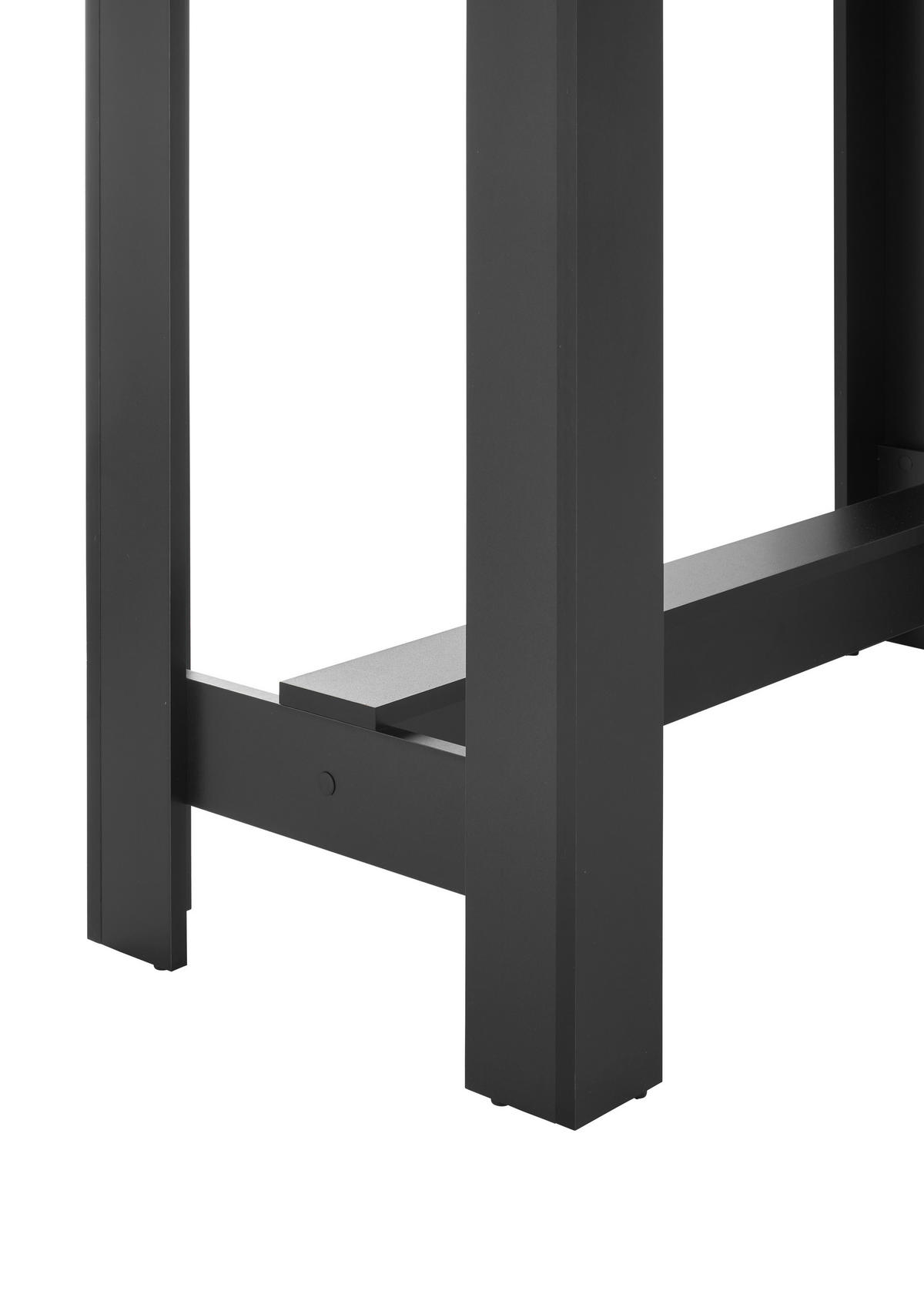 BARTISCH in Holzwerkstoff 115/50/103 cm   - Schwarz/Eiche Artisan, MODERN, Holzwerkstoff (115/50/103cm) - MID.YOU