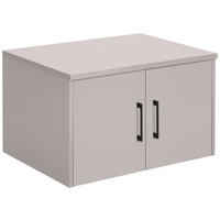 AUFSATZSCHRANK 72/43/54 cm  in  - Kaschmir/Schwarz, Basics, Holzwerkstoff/Metall (72/43/54cm) - Xora