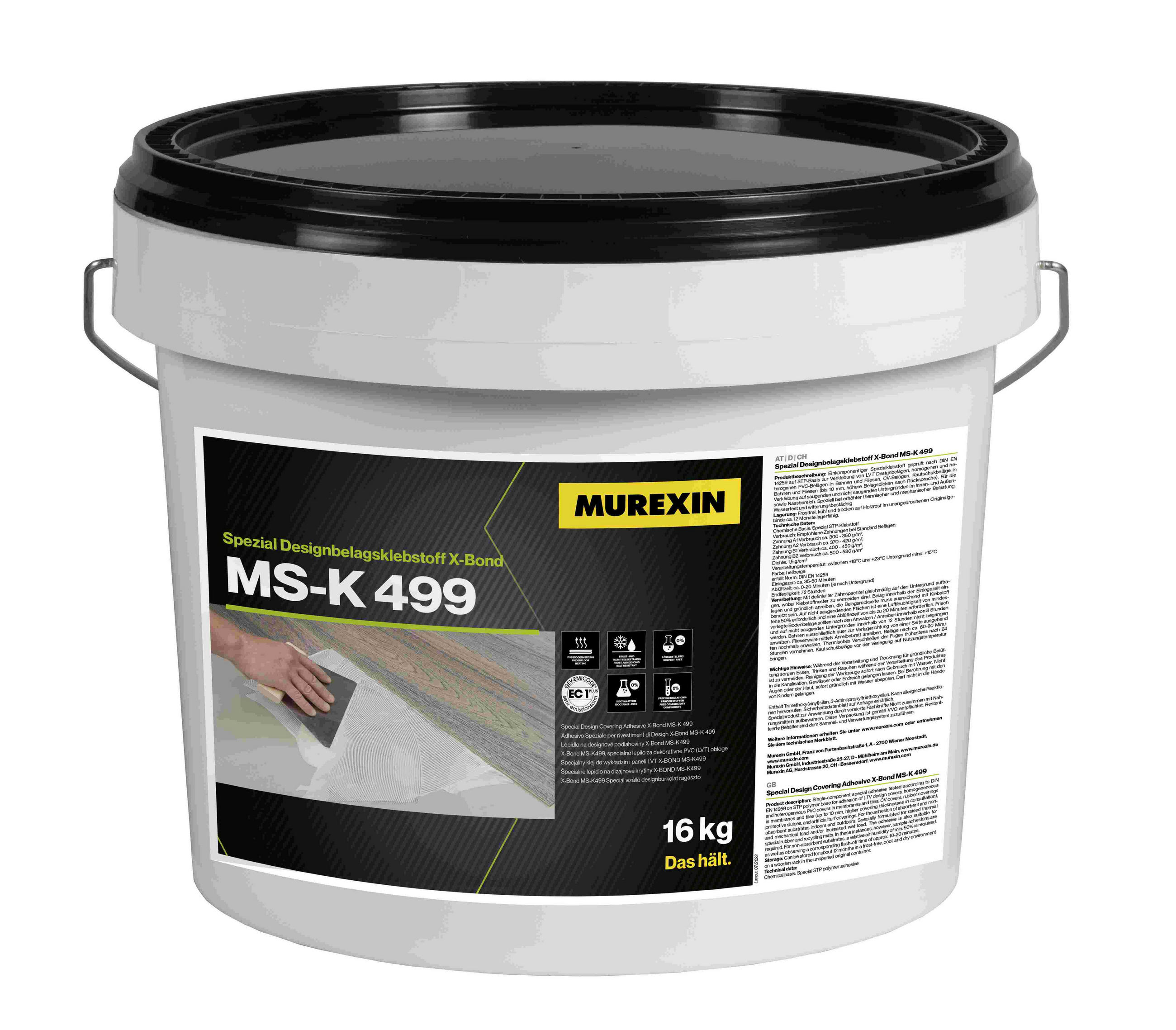 KLEBSTOFF - Hellbraun, Basics, Kunststoff (16kg) - Murexin
