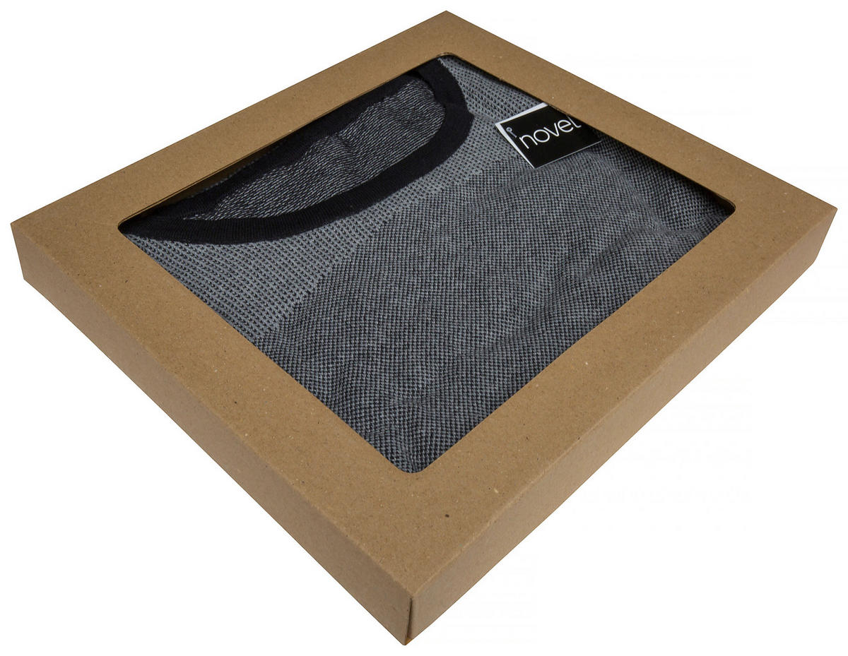 PONČO  - siva, Osnovno, tekstil (75/95cm) - Novel