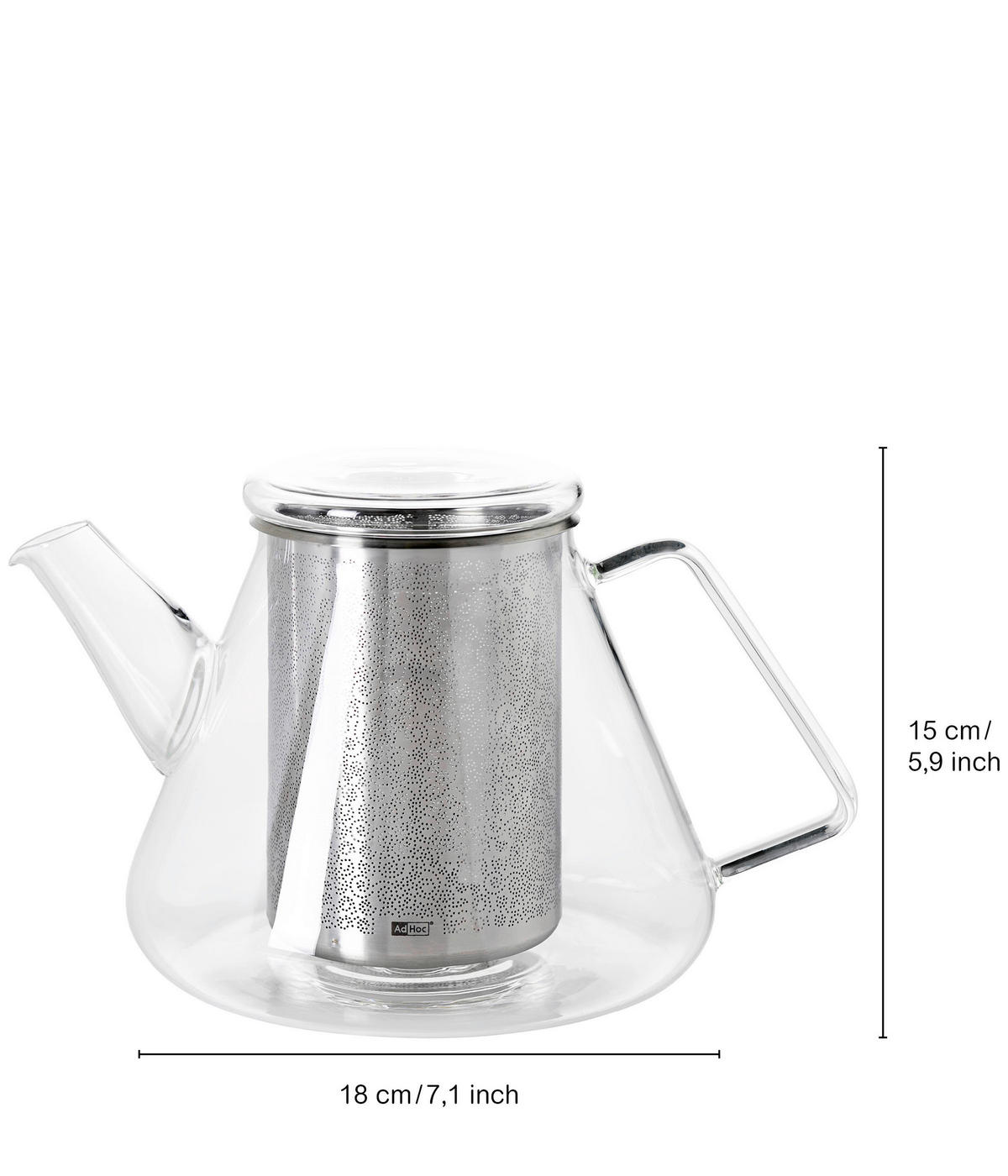 TEEKANNE ORIENT 1,5 l  - Transparent, Design, Glas (1,5l) - AdHoc