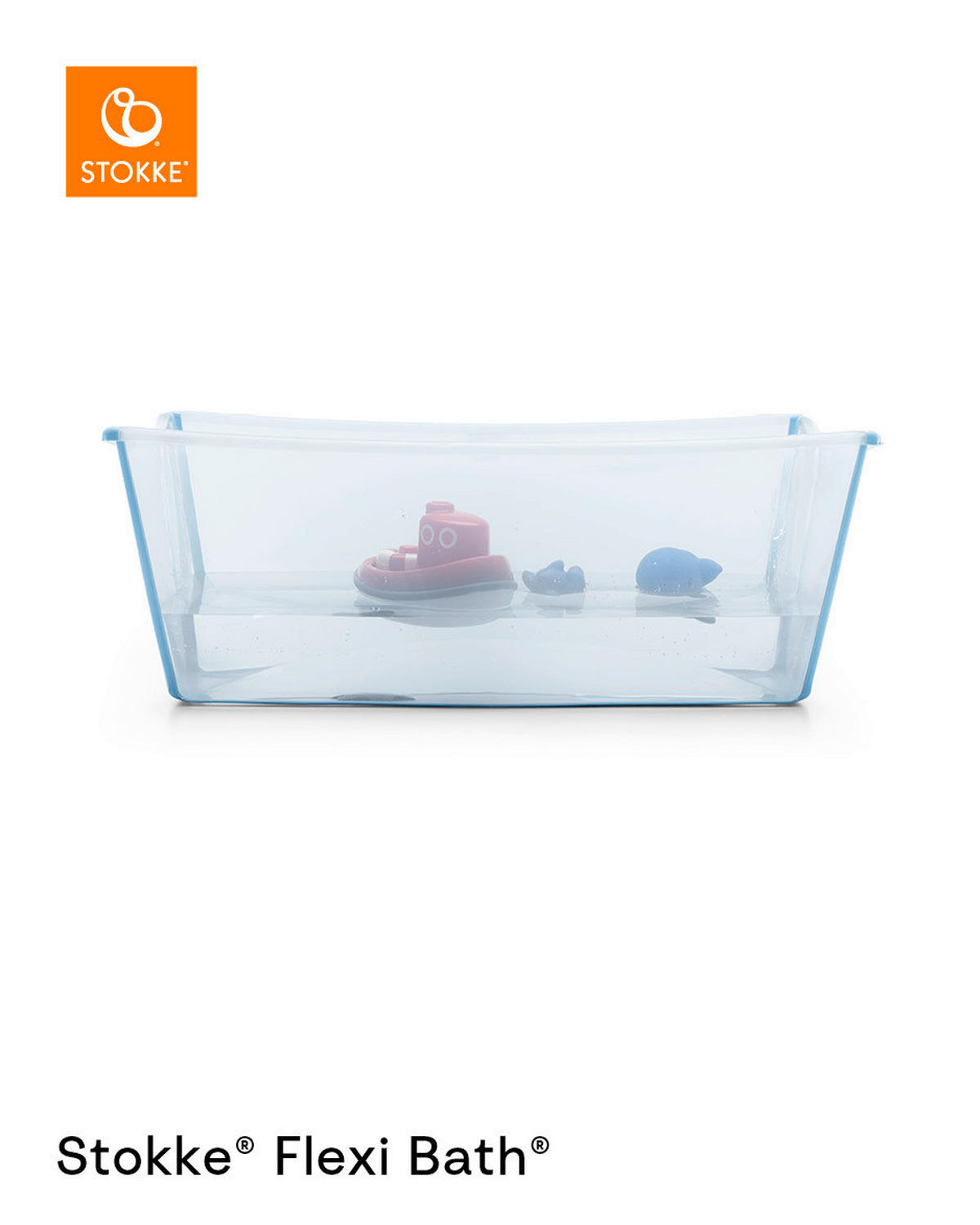 KADICA ZA BEBE  FLEXI BATH XL  - plava, Basics, plastika (24/40/80cm) - Stokke