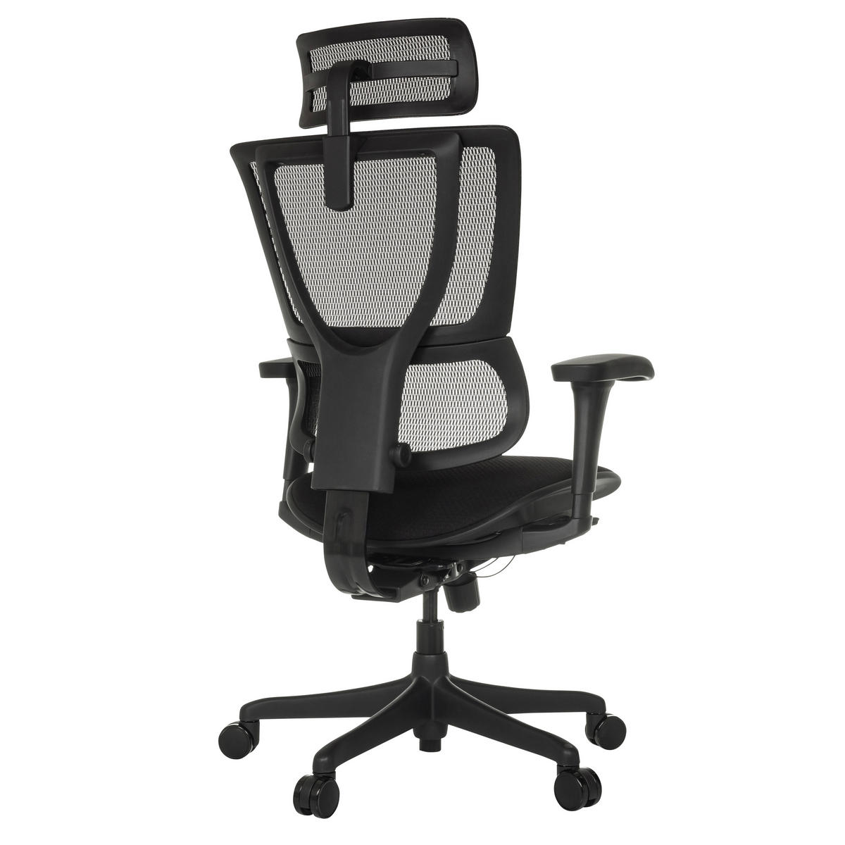 SNURRSTOL  i nät svart  - svart, Modern, textil/plast (69/112 - 134/63cm) - MID.YOU