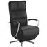 RELAXSESSEL in Leder Schwarz - Chromfarben/Schwarz, Design, Leder/Metall (64/112/80cm) - Cantus RELAXSESSEL in Leder Schwarz - Chromfarben/Schwarz, Design, Leder/Metall (64/112/80cm) - Cantus