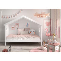 HAUSBETT Rollrost 90/200 cm  in Weiß  - Weiß, Natur, Holz/Holzwerkstoff (90/200cm) - Vipack