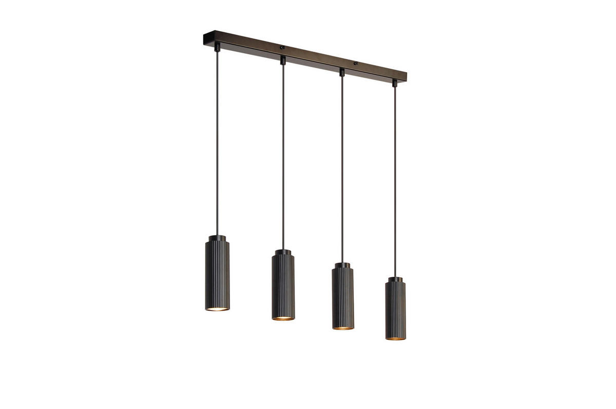 HÄNGELEUCHTE 65/9/120 cm   - Schwarz, Trend, Metall (65/9/120cm) - Novel