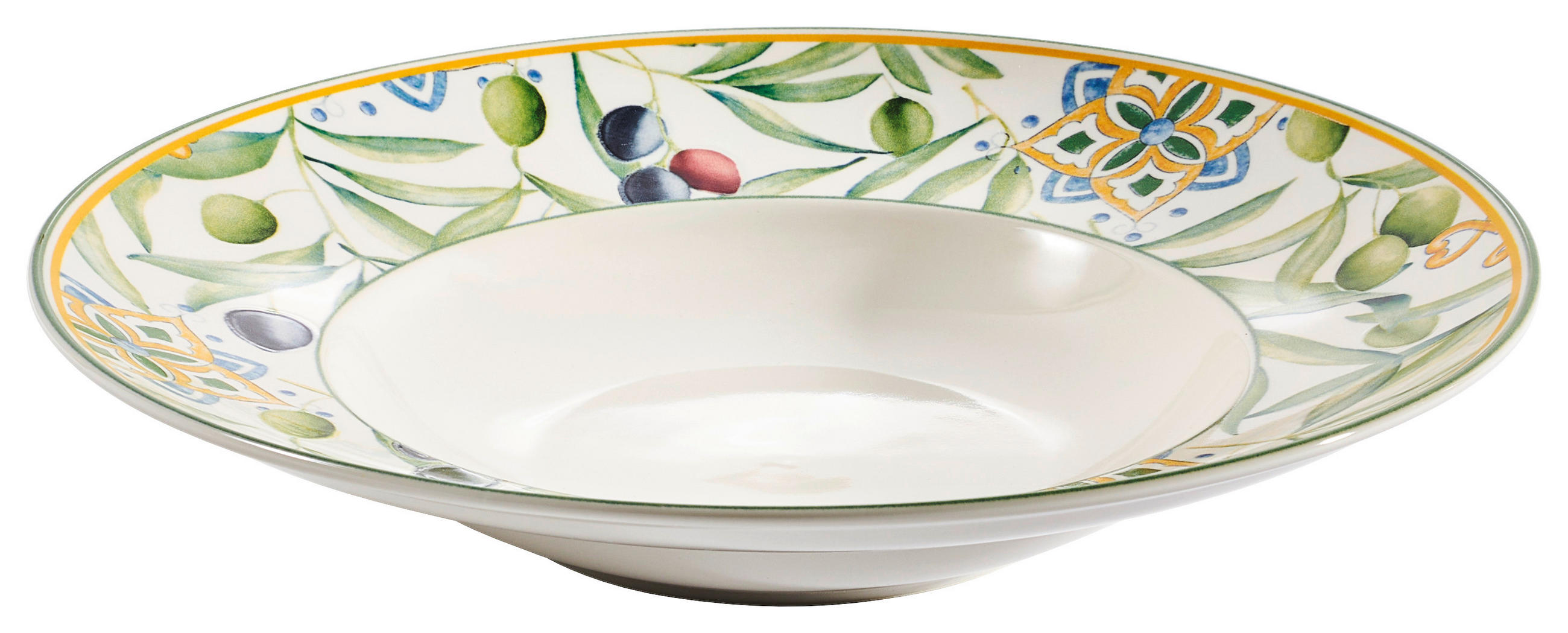 TANJUR ZA TJESTENINU 30 cm - maslinasto zelena/žuta, Lifestyle, keramika (30cm) - Ritzenhoff Breker