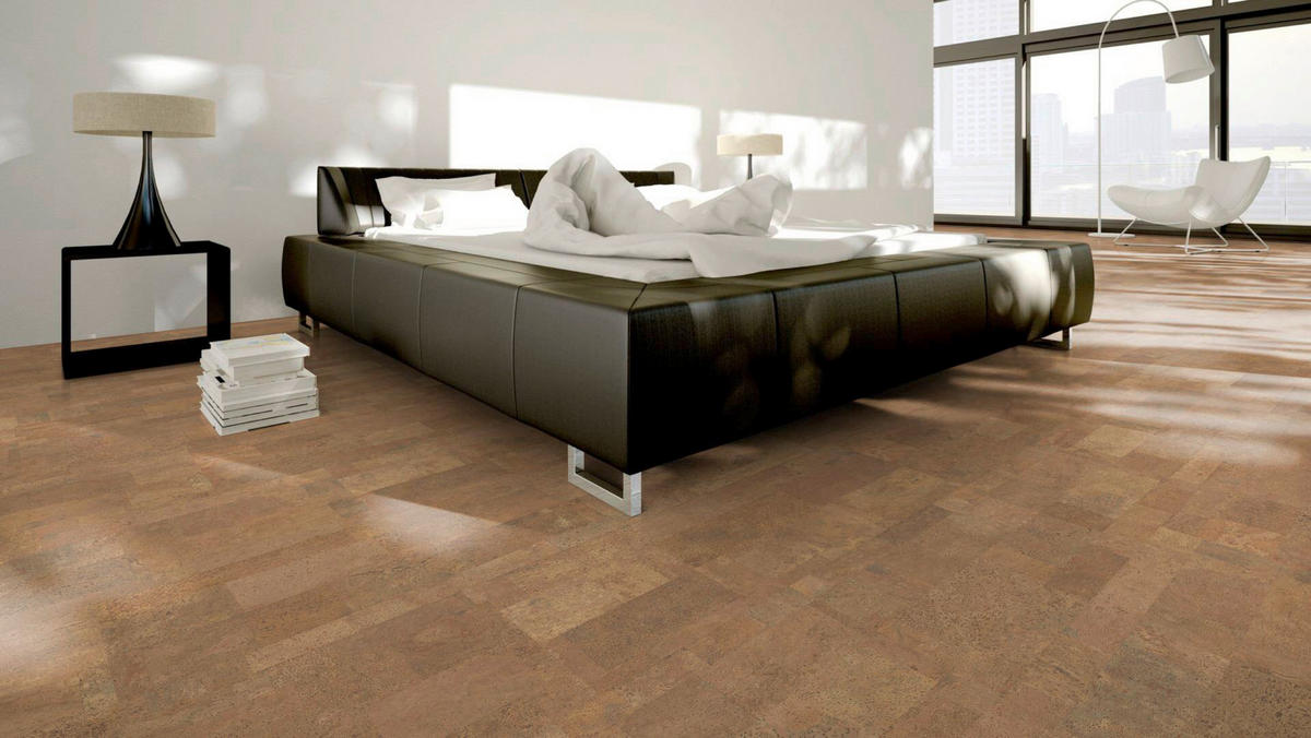 KORKBODEN KORK NATURTREND ELEMENT RUSTIC 910X300X9,5mm  per  m² - Cappuccino, Basics, Naturmaterialien/Holz (91,0/30,0/0,95cm)