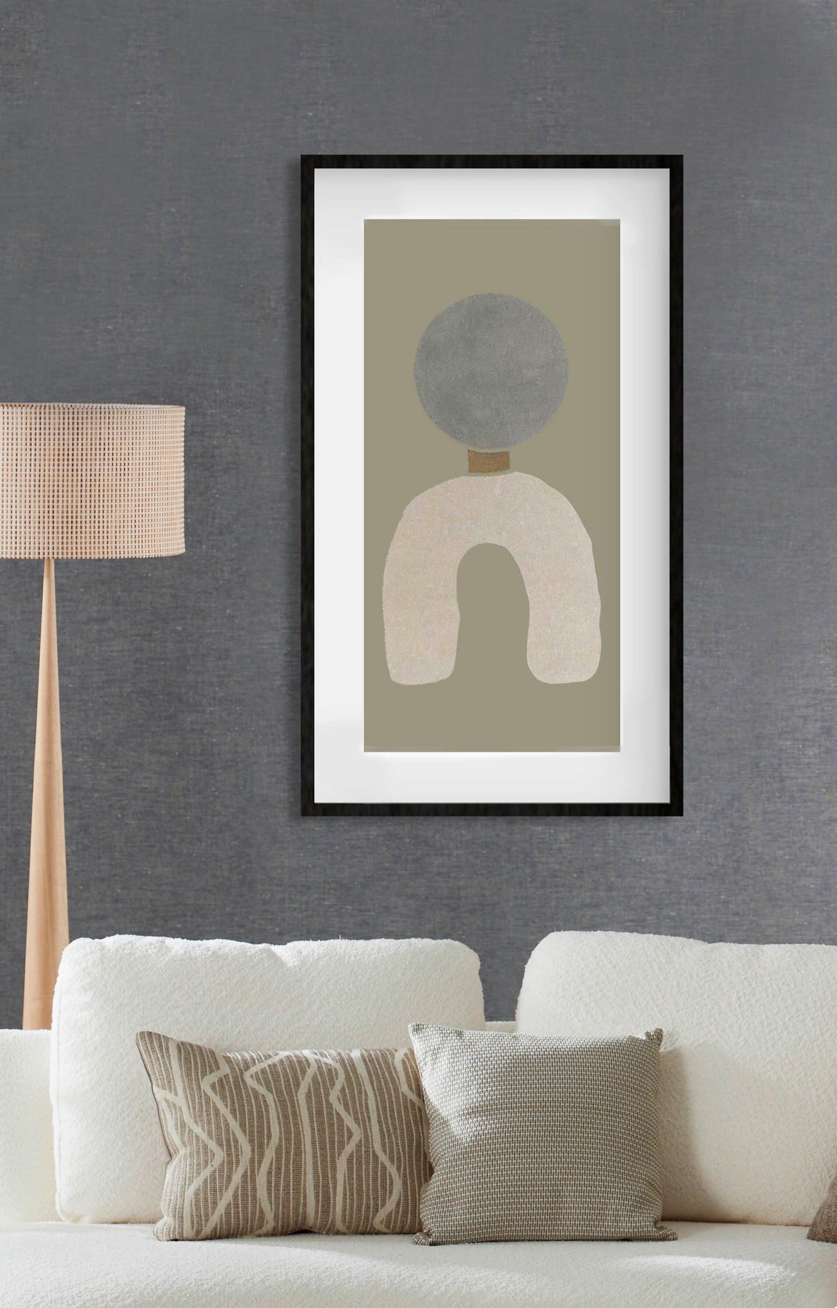 BILD 70/118/10 cm  - Beige/Schwarz, Basics, Holz/Kunststoff (70/118/10cm)