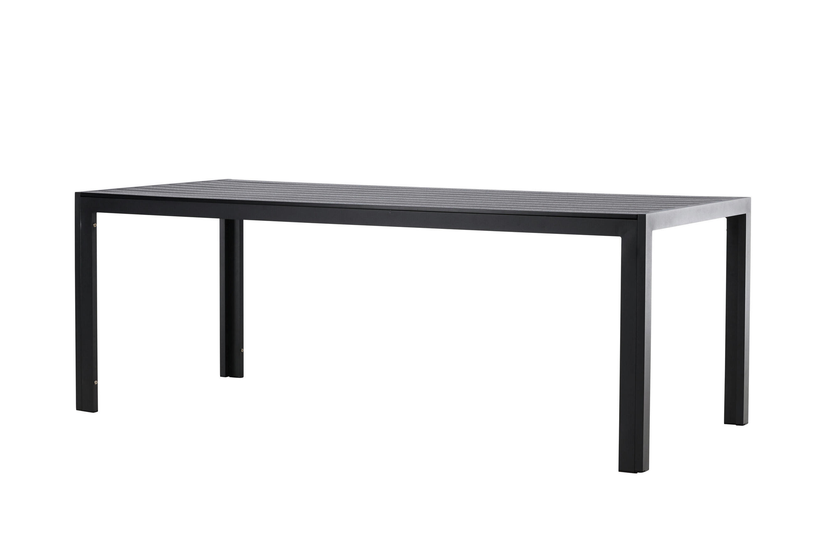 Gardenson Gartentisch Schwarz 90x74x205 cm