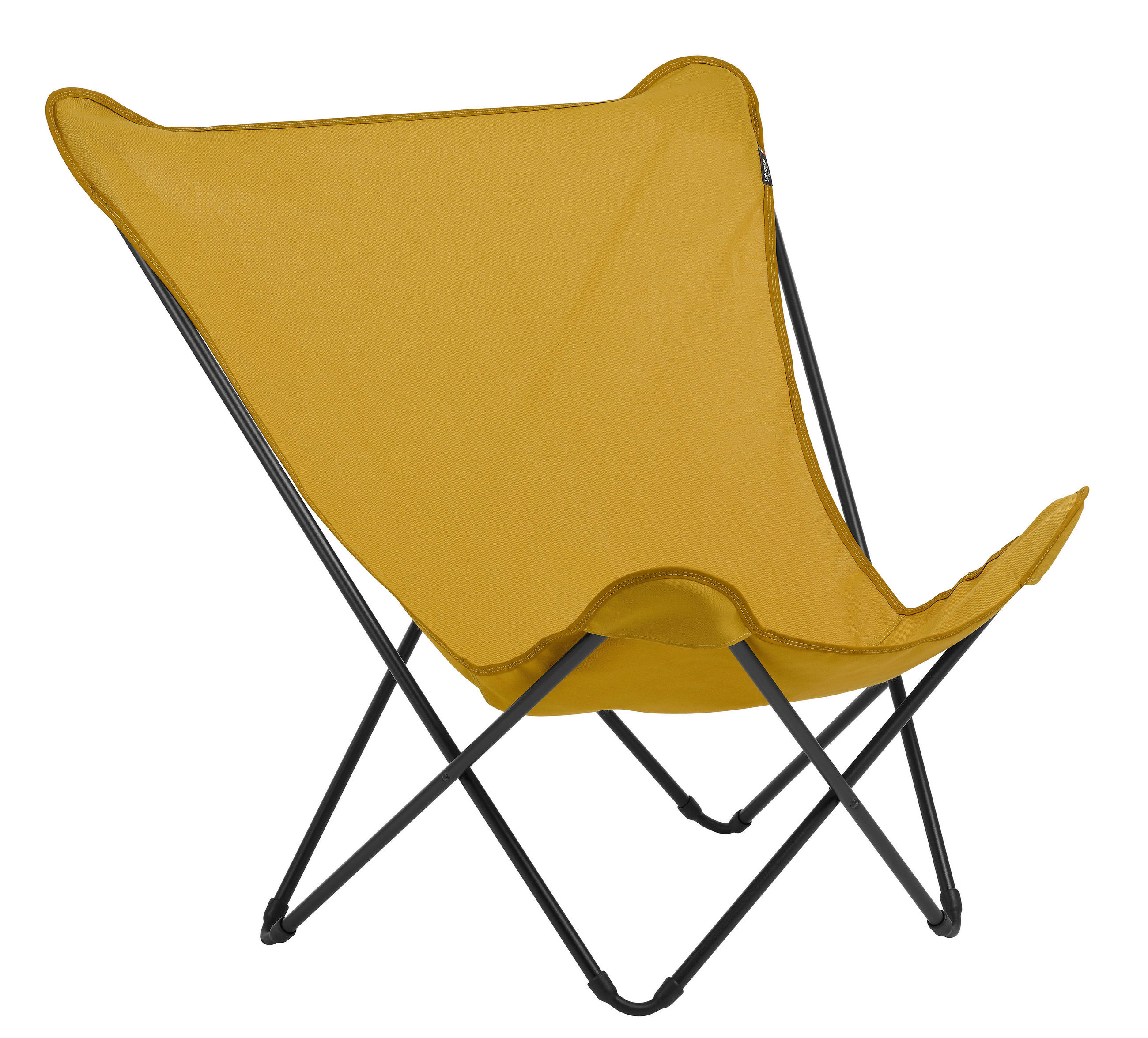 GARTEN-RELAXSESSEL Stahl  - Currygelb, Basics, Textil/Metall (87/83/91cm) - Lafuma Mobilier