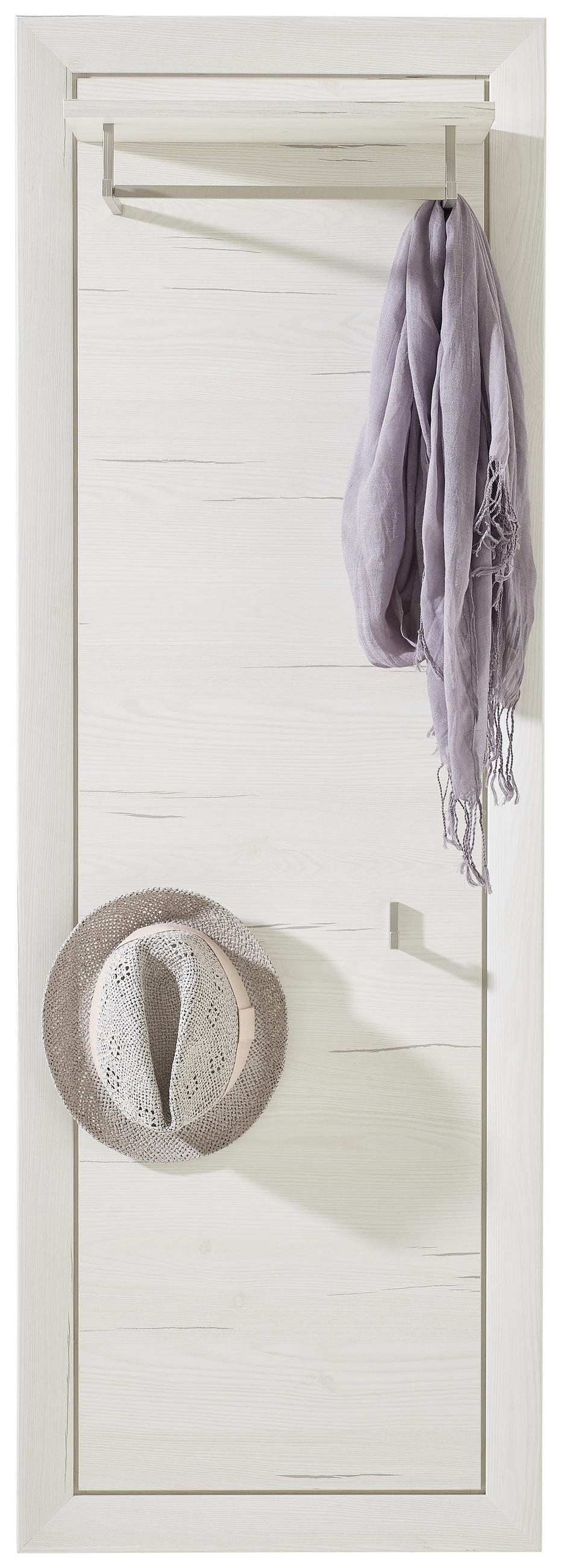 GARDEROBENPANEEL  in 52/151,5/30 cm  - Weiß, LIFESTYLE, Holzwerkstoff (52/151,5/30cm) - Hom`in