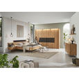 BETTANLAGE 180/200 cm  in Wildeiche, Schwarz  - Wildeiche/Schwarz, Design, Holz/Textil (180/200cm) - Valnatura
