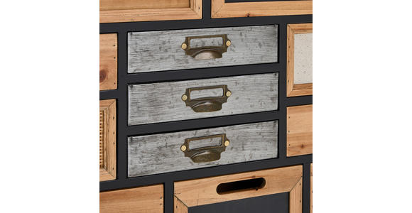 KOMMODE in 90/103/32 cm - Multicolor/Schwarz, LIFESTYLE, Holz/Holzwerkstoff (90/103/32cm) - Landscape