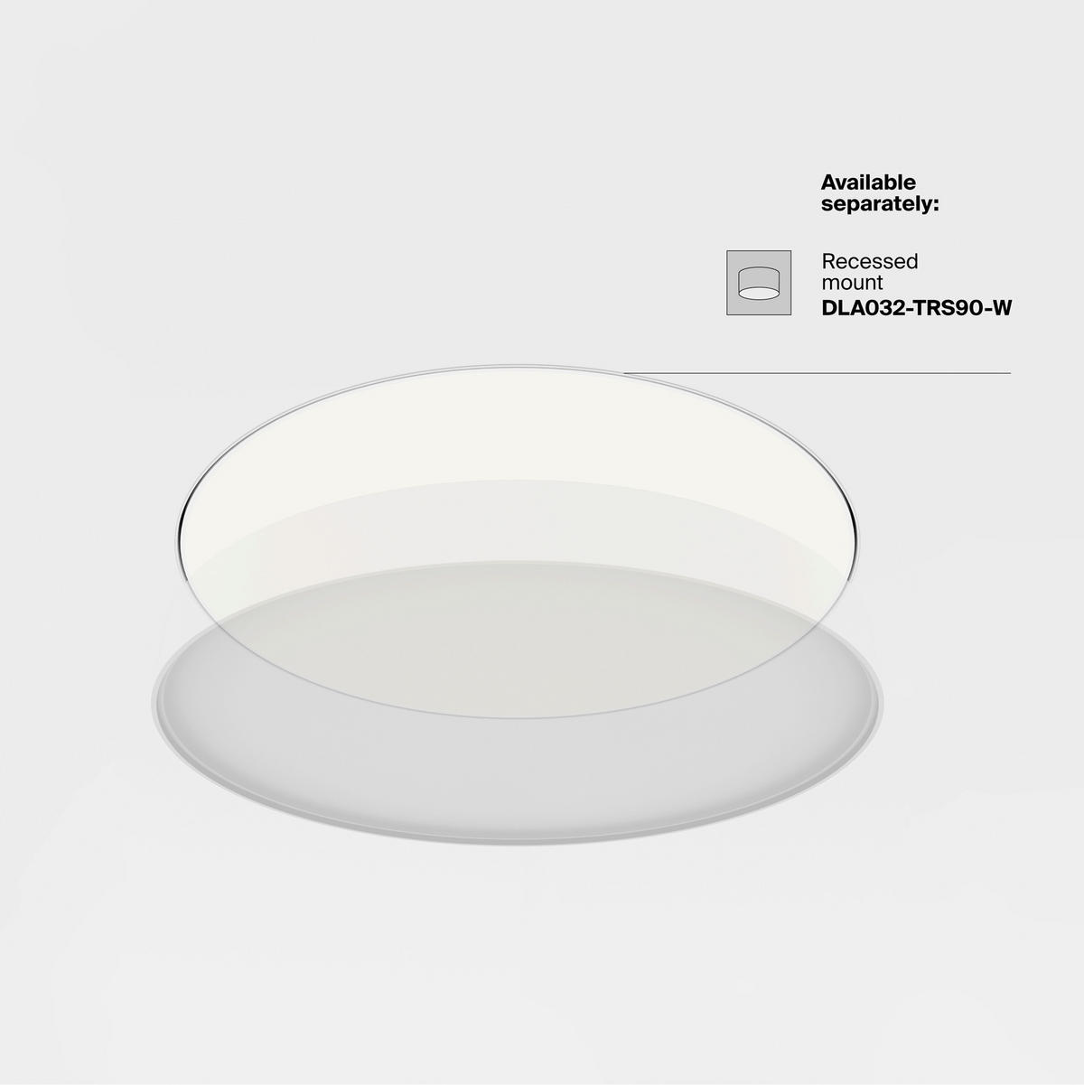 DECKENLEUCHTE Ceiling 60/6 cm  - Weiß, Design, Metall (60/6cm) - MAYTONI