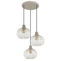 HÄNGELEUCHTE MATEO 50/120 cm   - Creme, Basics, Metall (50/120cm) - Globo