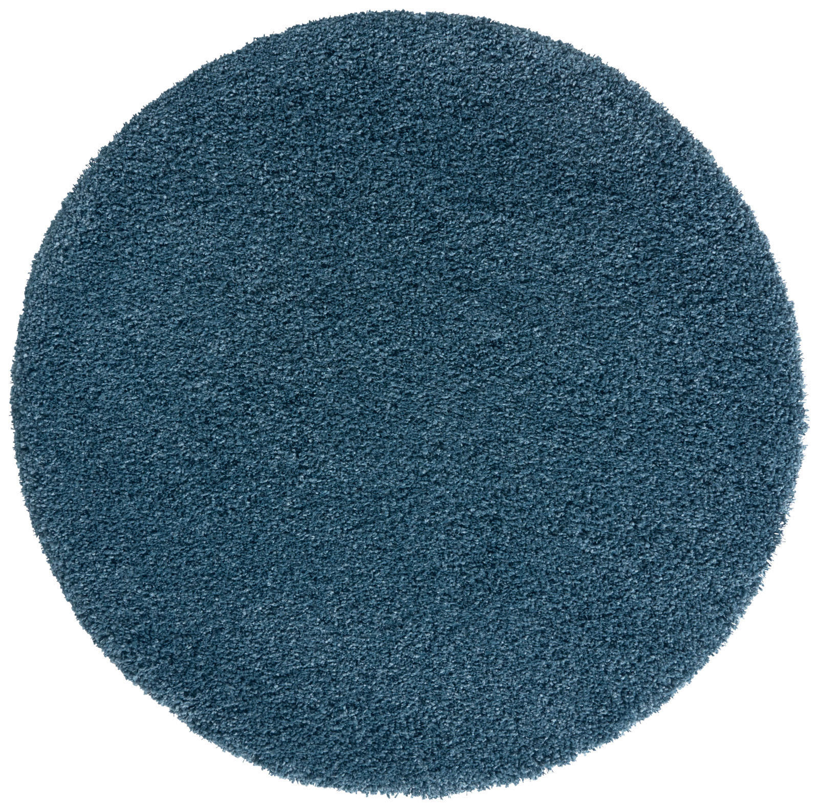 HOCHFLORTEPPICH 120 cm Petrol rund  - Petrol, Basics, Textil (120cm) - Novel