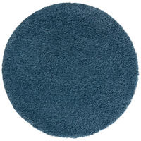 HOCHFLORTEPPICH 120 cm Petrol rund  - Petrol, Basics, Textil (120cm) - Novel