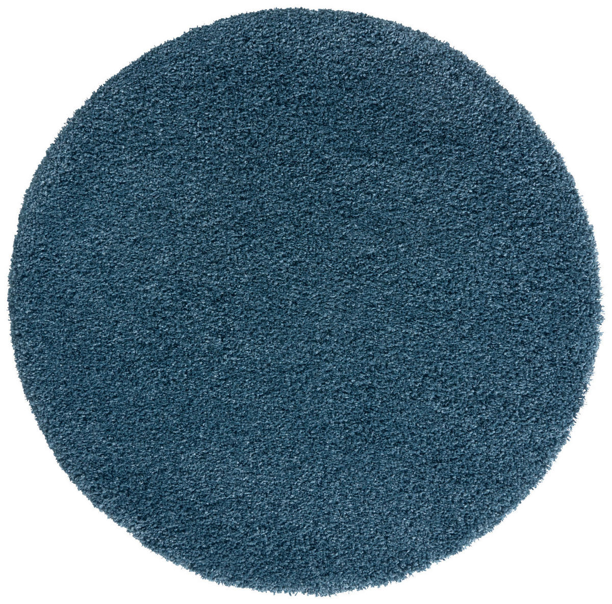 HOCHFLORTEPPICH 120 cm Petrol rund  - Petrol, Basics, Textil (120cm) - Novel