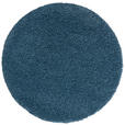 HOCHFLORTEPPICH 160 cm Petrol  - Petrol, Basics, Textil (160cm) - Novel