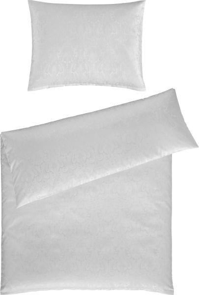 POSTELJINA FLORENZ 140/200 cm damast bela  - bela, Konvencionalno, tekstil (140/200cm) - Curt Bauer