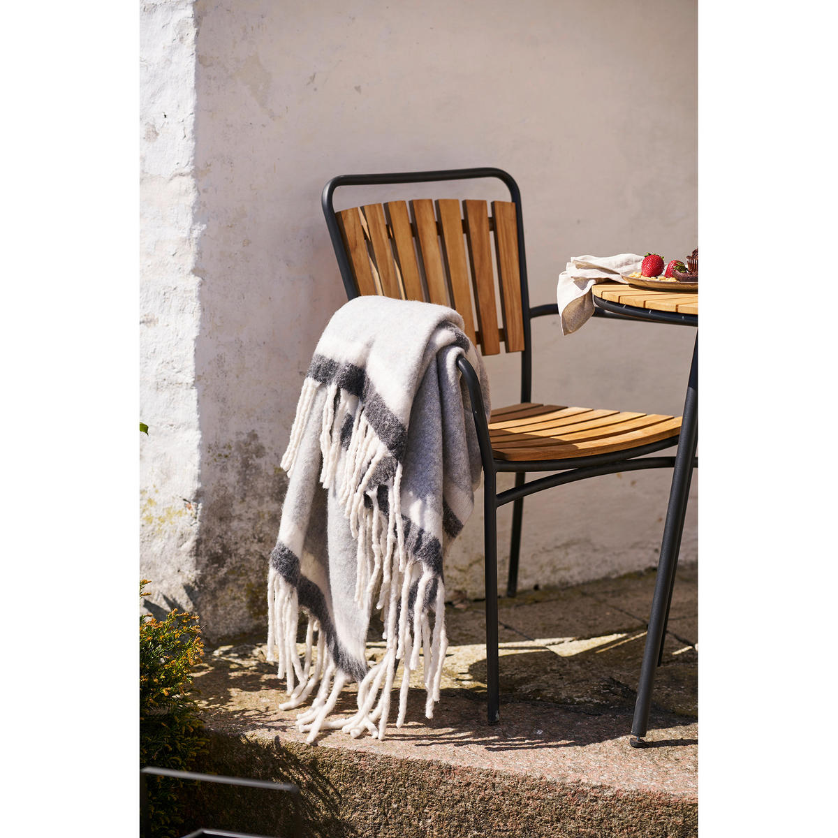 PLAID Carmel 130/170 cm  - Grau, Basics, Textil (130/170cm)