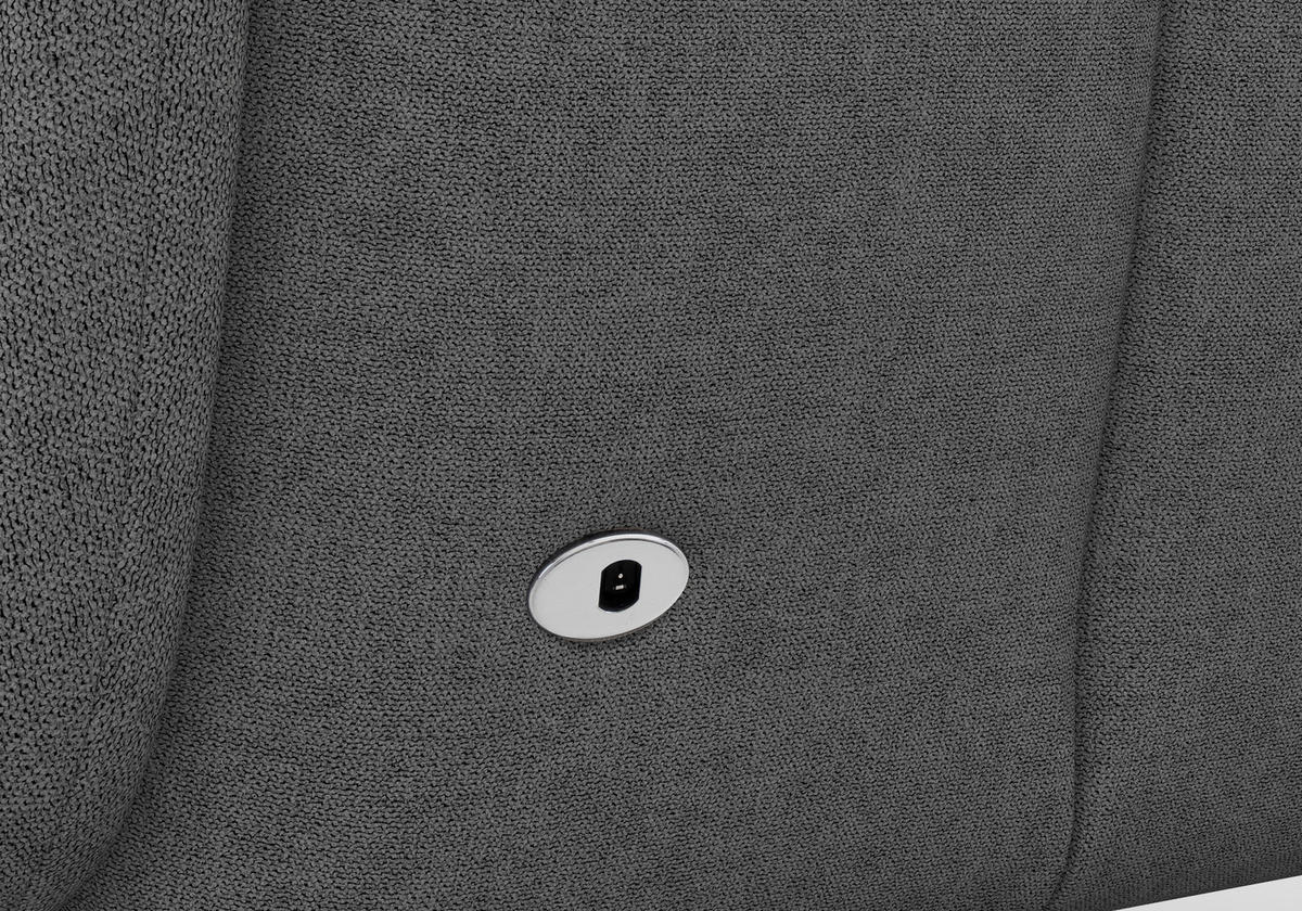 RELAXSESSEL Textil Dunkelgrau  - Eichefarben/Dunkelgrau, Konventionell, Holzwerkstoff/Textil (75/112/82cm) - Sit & More