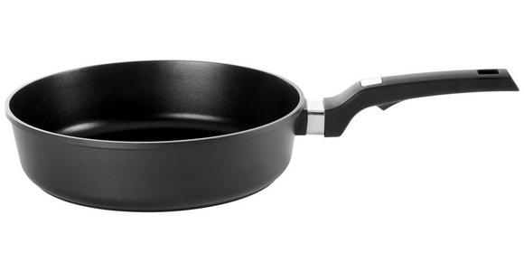 BRATPFANNE Perfect Cooking ILAG®-Antihaftbeschichtung 28 cm  - Edelstahlfarben/Schwarz, Basics, Kunststoff/Metall (28cm) - Homeware Profession.