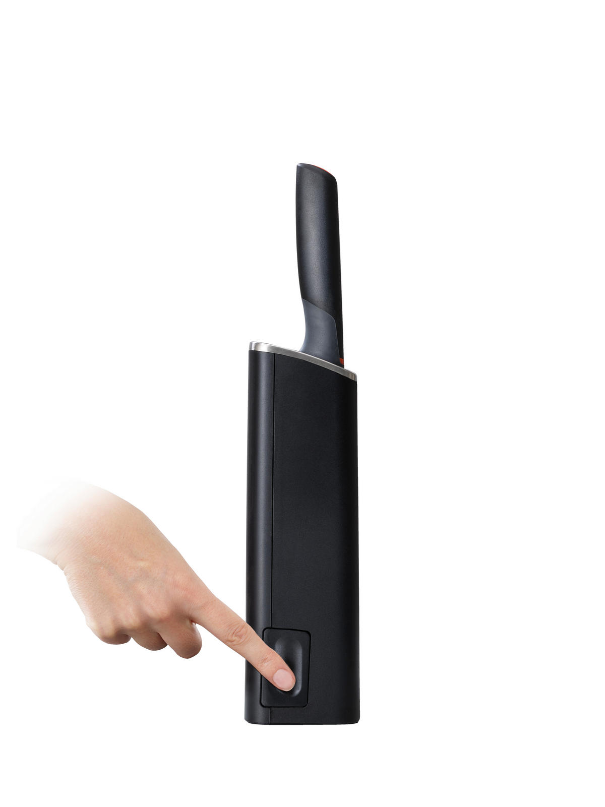 MESSERBLOCK  - Schwarz, Basics, Kunststoff/Metall (16,8/7,5/35,7cm) - Joseph Joseph