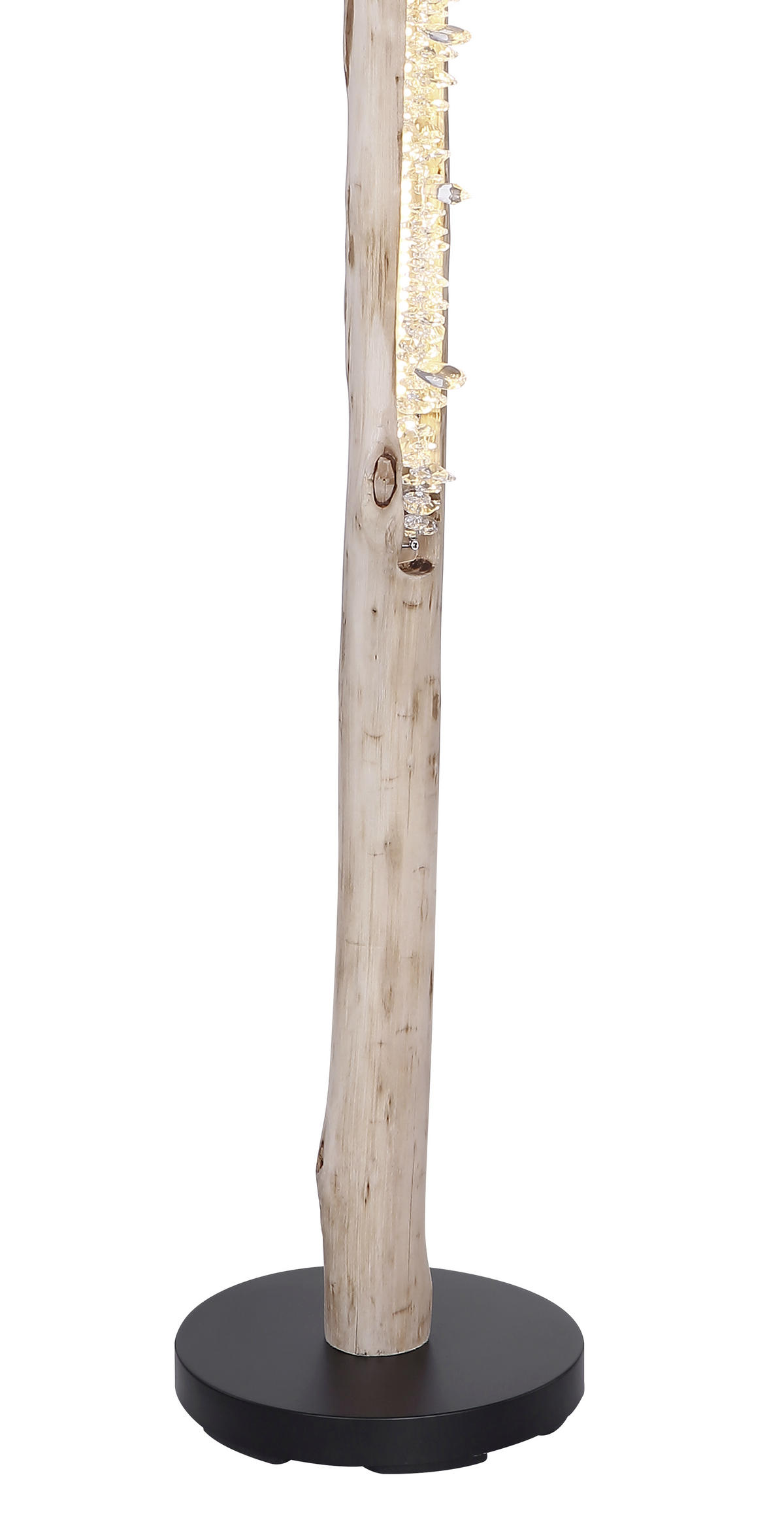 LED SVJETILJKA PODNA Felicitas  - prirodne boje/prozirno, Natur, drvo/metal (23/151cm) - Globo
