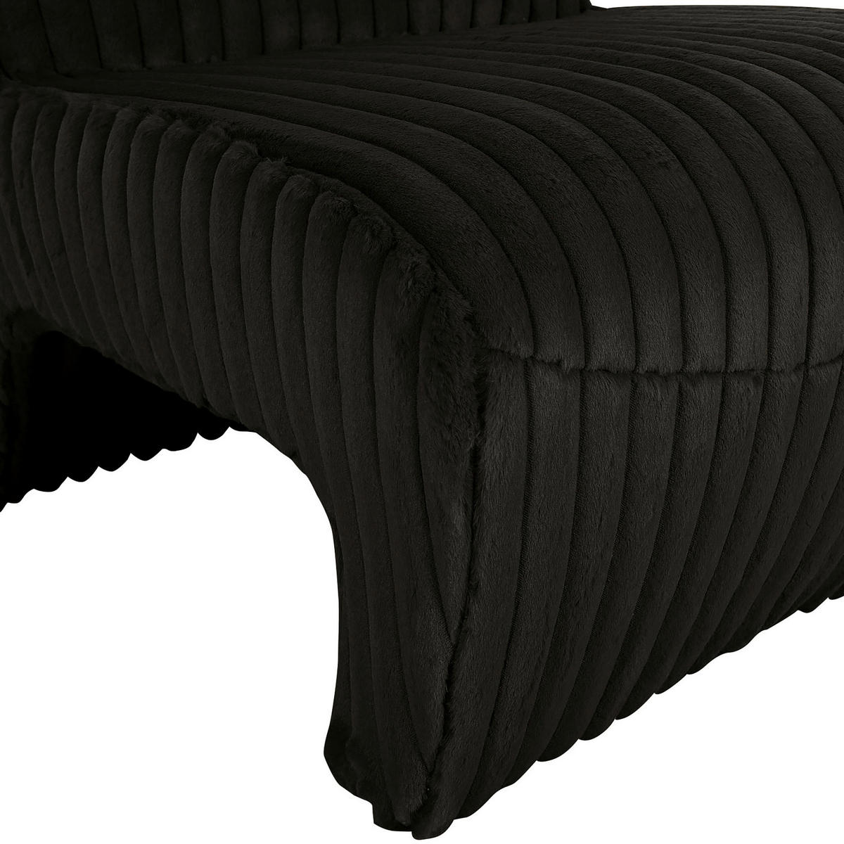 SESSEL in Cord Anthrazit  - Anthrazit/Schwarz, Konventionell, Kunststoff/Textil (68/72/89cm) - MID.YOU