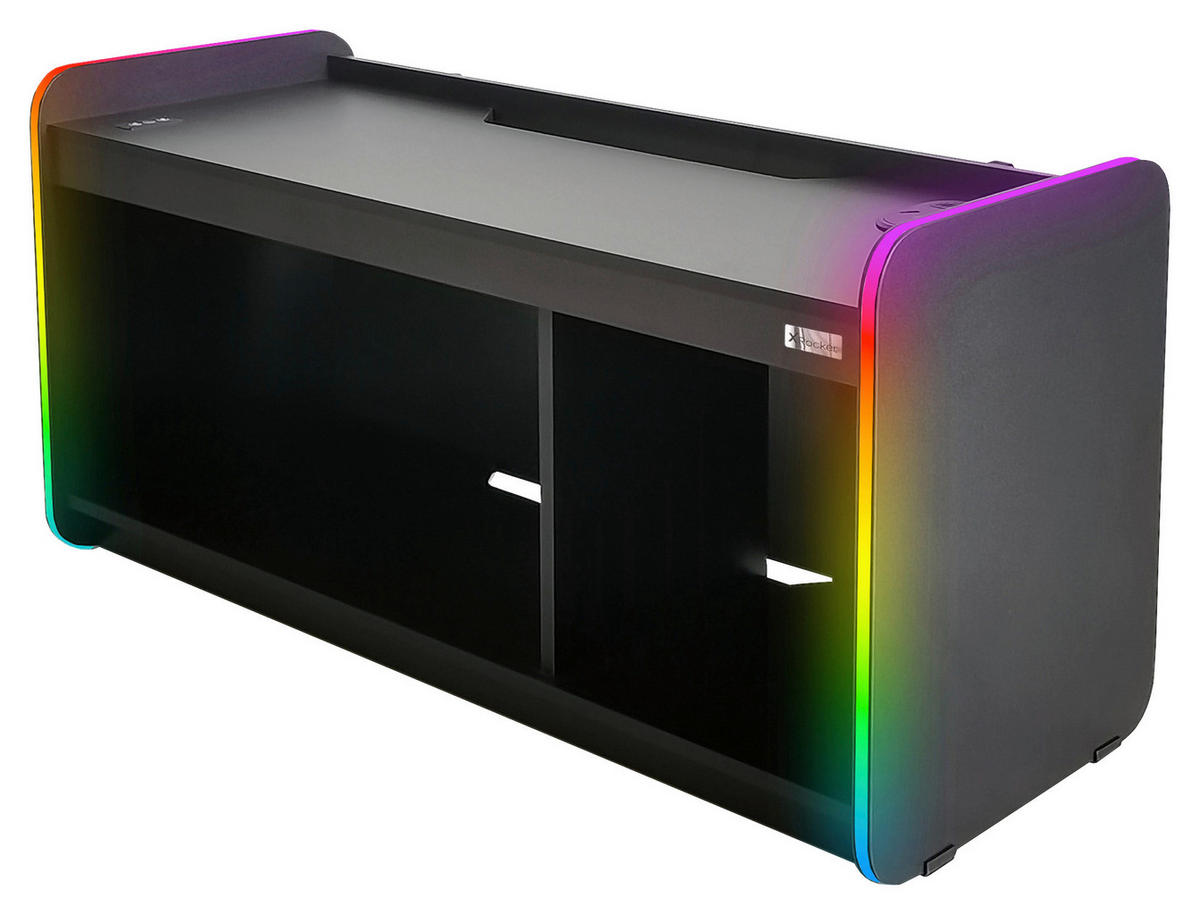 TV DIEL, čierna, 107/55/43 cm - čierna, Modern, kompozitné drevo (107/55/43cm) - X Rocker